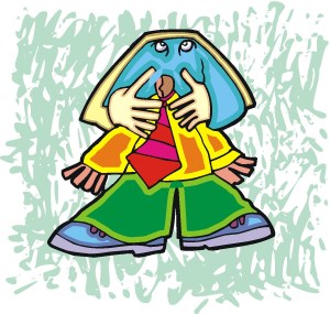 Computer cheating cartoon